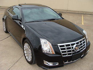 Cadillac : CTS Performance Collection 1 Owner Moonroof Rear Spoiler 2013 cts coupe performance collection 1 owner low miles lots of factory warranty