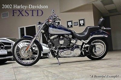 Harley-Davidson : Touring Motorcycle 2002 harley davidson fxstd vance hince exhaust 95 pistons low miles wow