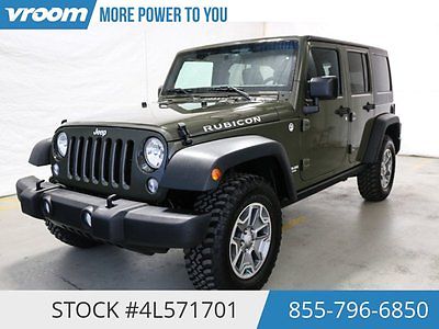 Jeep : Wrangler Rubicon Certified 2015 8K MILES 1 OWNER BLUETOOTH 2015 jeep wrangler unltd 8 k miles cruise bluetooth usb aux 1 owner clean carfax