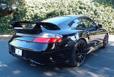 Porsche : 911 Turbo Coupe 2-Door 2001 porsche 911 turbo 37 k miles black on black or lime green wrap