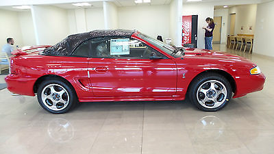 Ford : Mustang Cobra Pace Car 1994 ford mustang cobra indy pace car 40 actual miles convertible