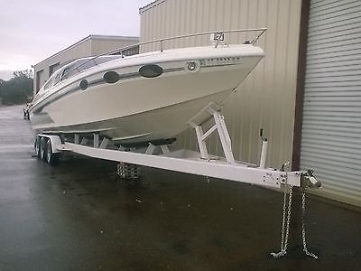 36' SLEEK CRAFT COMMODORE TWIN 502's & SELF CONTAINED LIVING QUARTERS