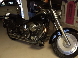 Harley-Davidson : Softail 1999 harley fat boy like new new paint new original saddle bags new seats