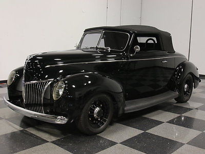Ford : Other Convertible ALL-STEEL, SINISTER '39 CONVERTIBLE, INCREDIBLE NUT & BOLT 6-FIGURE BUILD, A+++