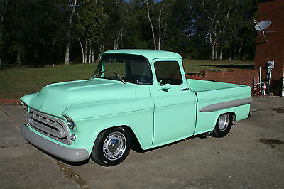 Chevrolet : Other Pickups 3100 Fleetside 1955 chevy truck big back window pro street show truck