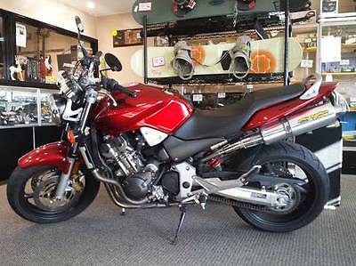 Honda : CB (RI4) 2007 Honda CB900F 919 Low Miles: 6k Red W/ Two Brothers Exhaust