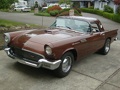 Ford : Thunderbird 2-Door Hardtop Roadster 1957 ford thunderbird base 2 door hard top roadster 5.1 l 312 cubic inch