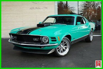 Ford : Mustang Mach 1 1970 ford mustang mach 1 in grabber green few miles since restoration