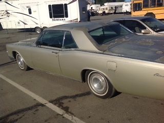 Lincoln : Continental base 1966 automatic v 8 coupe green used starts no rust no dents