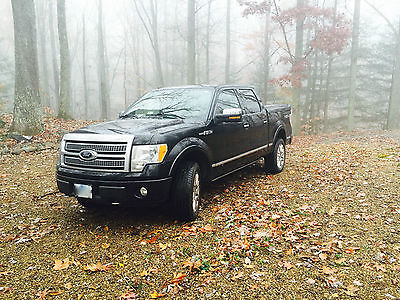 Ford : F-150 PLATINUM 2009 ford f 150 platinum 5.4 l v 8 black ebony nav sunroof dvd great condition