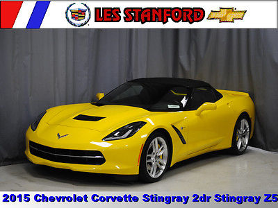 Chevrolet : Corvette 2015 chevrolet corvette stingray z 51 convertible 3 lt brand new 79 920 msrp