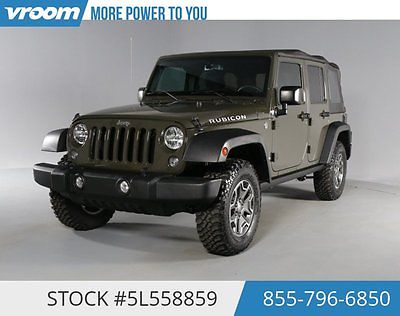 Jeep : Wrangler Rubicon Certified 2015 11K MILES 1 OWNER BLUETOOTH 2015 jeep wrangler unlimited 11 k miles cruise bluetooth aux 1 owner clean carfax