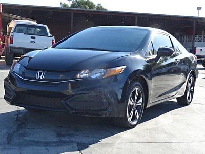 Honda : Civic EX Coupe CVT  2014 honda civic ex coupe cvt salvage fixer perfect project back up cam l k