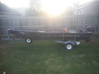 14ft Duck Boat 15hp Motor