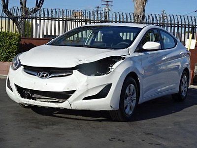 Hyundai : Elantra GLS Sedan 4-Door 2016 hyundai elantra damaged repairable only 4 k miles gas saver priced to sell