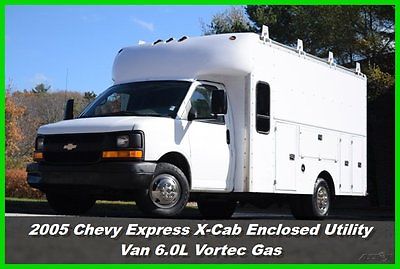 Chevrolet : Express Extended Cab Enclosed Utility Van 05 chevrolet express cutaway enclosed utility van x cab 6.0 l vortec gas chevy ac