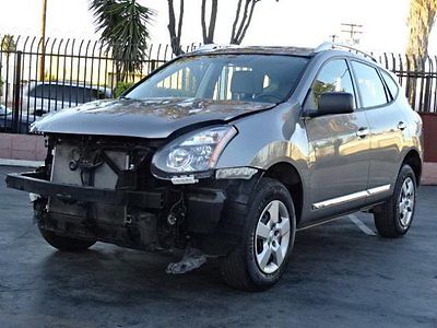 Nissan : Rogue Select AWD  2014 nissan rogue select awd wrecked salvage rebuilder only 20 k miles l k