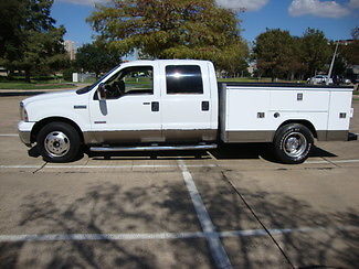 Ford : F-350 Lariat 2006 ford f 350 crew cab dually diesel lariat service utility bed financing