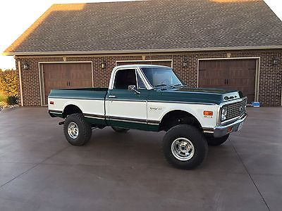 Chevrolet : C/K Pickup 1500 Custom deluxe 1972 chevrolet k 10 custome deluxe 4 x 4