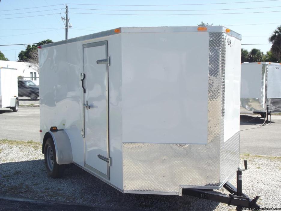 Moving Trailer  6x12 Wht Exterior NEW for SALE!