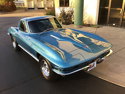 Chevrolet : Corvette Stingray Coupe 1966 corvette coupe l 72 l 79 nassau blue frame off restored