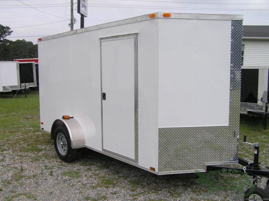 Enclosed Trailer 6x12 Ramp Door Cars for sale