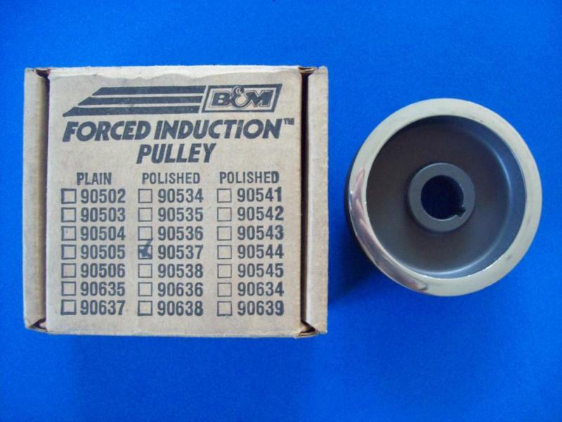 B&M BM Forced induction supercharger pulley 90537 Cragar Mr Gasket Che