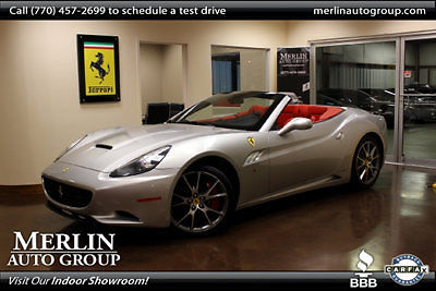 Ferrari : California 2dr Convertible 2011 ferrari california convertible 2 dr silver daytona seats f 1 automatic