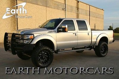 Ford : F-250 Lariat 4x4 2014 ford f 250 4 wd lariat crew cab 6.7 l ranch hand bumpers fuel wheels lift