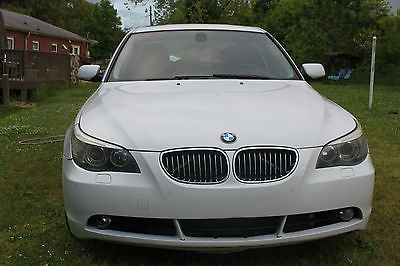 BMW : 5-Series 545i 2005 bmw 545 i e 60 sedan 4 door 4.4 l v 8 nav leather 19 alloys hud no reserve