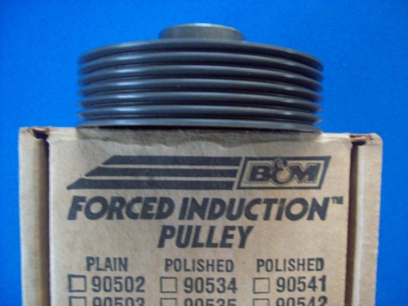 B&M BM Forced induction supercharger pulley 90537 Cragar Mr Gasket Che, 3