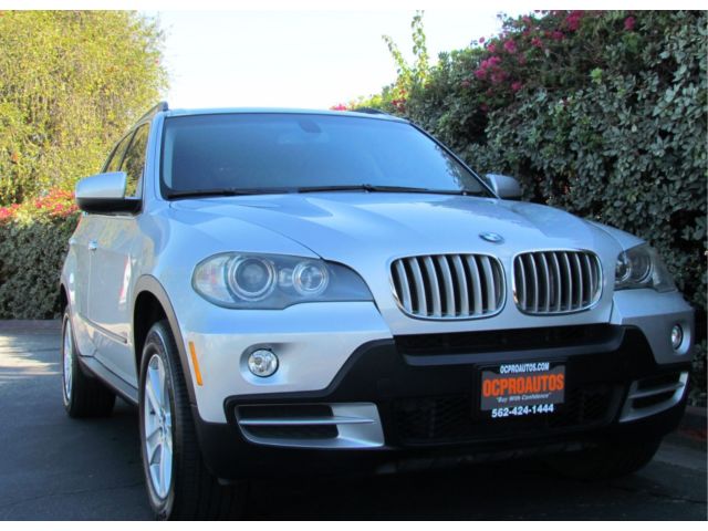 BMW : X5 AWD 4dr 4.8i Used 08 Bmw X5 4.8i Premium Package Leather Alloy Wheels Silver Clean Space
