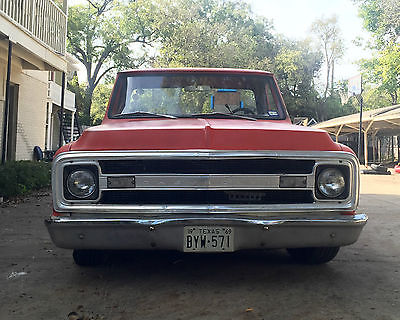Chevrolet : C-10 1969 chevy c 10 short bed ls swapped a c disk brakes shop truck
