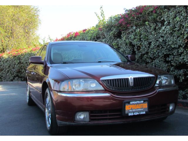 Lincoln : Other 4dr Sdn V6 A Used 04 Lincoln LS Sedan Leather Power Seats Tilt Wheel Premium Sound Clean