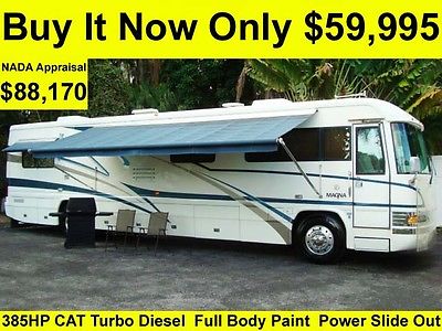 BEST DEAL ON EBAY 2000 COUNTRY COACH MAGNA 40FT 385HP CAT TURBO DIESEL SLIDE OUT