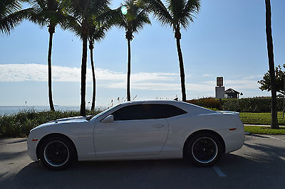Chevrolet : Camaro LS 2013 chevrolet camaro ls coupe 2 door 3.6 l m t white gry one owner clean carfax