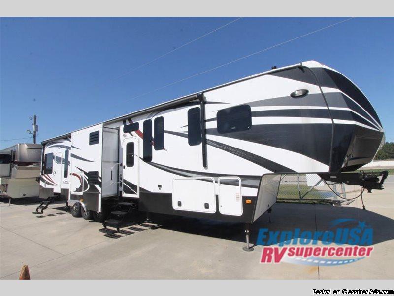 2015 DUTCHMEN RV VOLTAGE V3990 - TOY HAULER FIFTH WHEEL - BANK FINANCING...