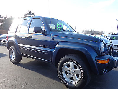 Jeep : Liberty Limited Edition 2002 jeep liberty limited sport utility 4 door 3.7 l