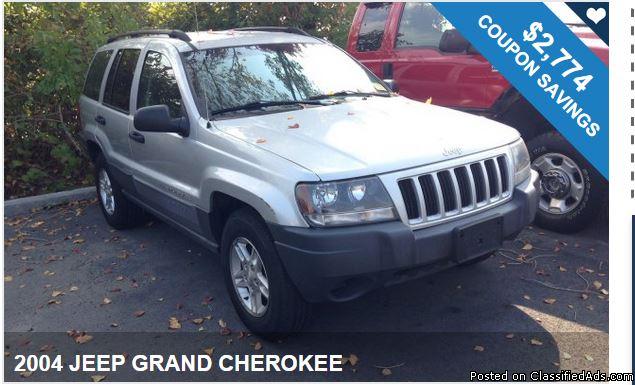2004 JEEP GRAND CHEROKEE for sale! $2,774 IN COUPONS ! Save thousands with...