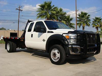 Ford : Other Pickups 2WD Mint 2012 ford f 550 ext cab 4 door 6.7 l diesel 11 flat bed hwy miles