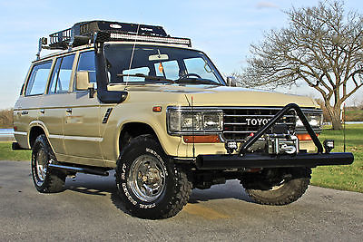 Toyota : Land Cruiser FJ62 1989 toyota land cruiser fj 62 fj 60 9000 lb recovery winch roof rack 4 x 4
