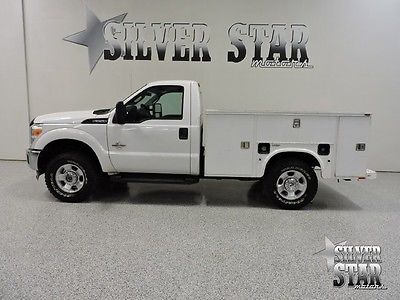 Ford : F-250 4WD Powerstroke Service Body 2011 f 250 4 wd xl service bed powerstroke regularcab 2 dr 1 txowner