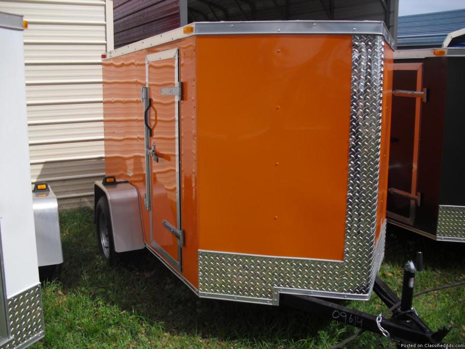Motorcycle Trailer for SALE! 5x 8' New Enclosed Trailer