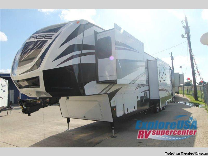 2016 DUTCHMEN RV VOLTAGE V3970 - TOY HAULER/FIFTH WHEEL - BANK FINANCING...