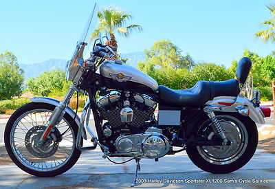 Harley-Davidson : Sportster 2003 harley davidson sportster xl 1200 100 th anniversary model low miles