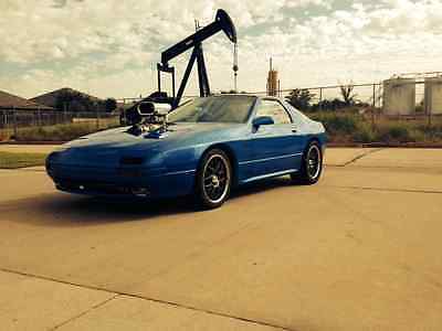 Mazda : RX-7 RX-7 1986 mazda rx 7 with blown sbc seen on street outlaws tuner drift import v 8