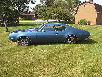 Oldsmobile : 442 Holiday Coupe 1969 442 holiday coupe 6.6 l numbers matching original