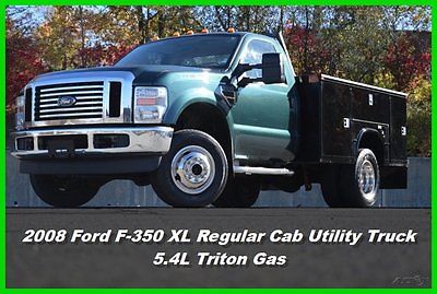 Ford : F-350 XL Utility Truck 08 ford f 350 f 350 xl regular cab utility truck 4 x 4 5.4 l v 8 triton gas knapheide