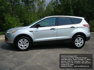 Ford : Escape BEST PRICE ! 2013 ford escape suv 1 owner side airbags cd aux carfax certified super clean