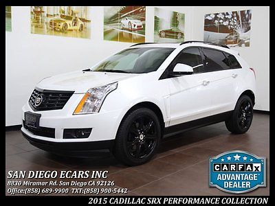 Cadillac : SRX Performance Collection 2015 performance collection used 3.6 l v 6 24 v automatic fwd suv bose onstar